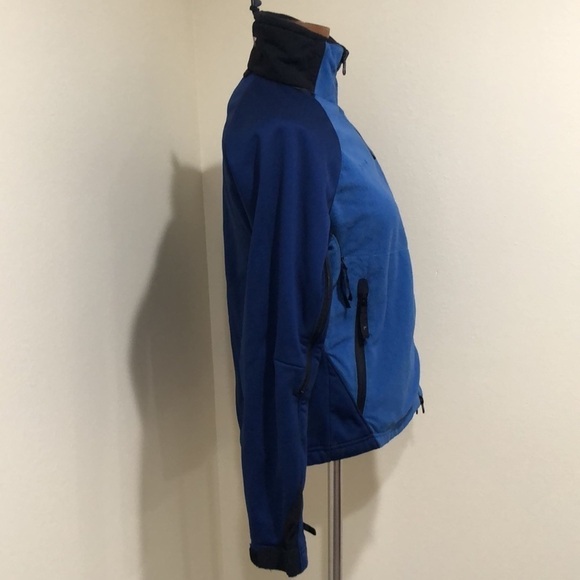 Columbia Soft Shell Fleece Jacket Size Small Blue - Picture 3 of 10